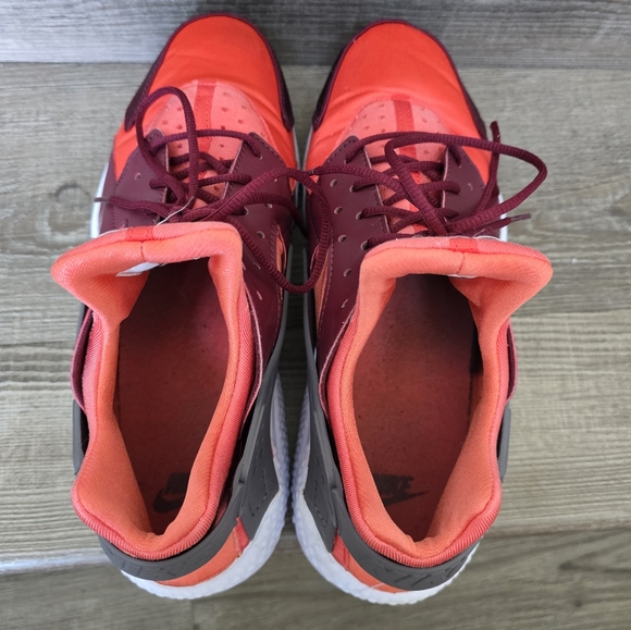 Nike Air Huarache 318429 054 Men's running shoes "Red Coral" Gunsmoke/Team - Picture 5 of 7